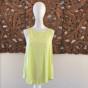 Green yellow gym top